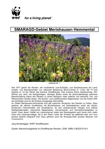 SMARAGD-Gebiet Merishausen Hemmental - WWF Schweiz