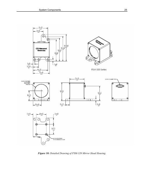 FSM-300 or FSM-320 Fast Steering Mirror & FSM-CD300B ...