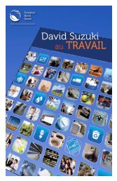 au TRAVAIL - David Suzuki Foundation