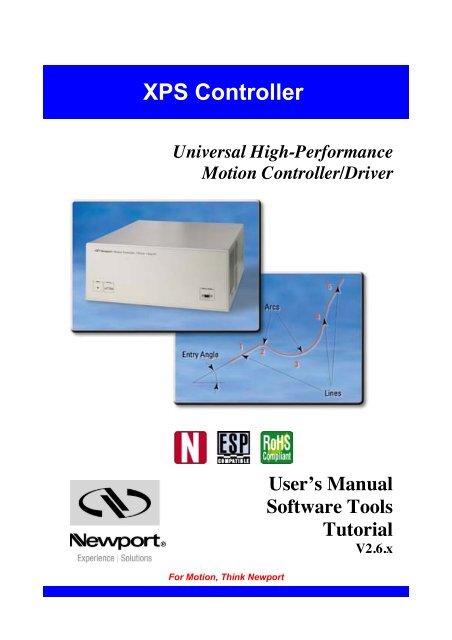 XPS User's Manual - Newport Corporation