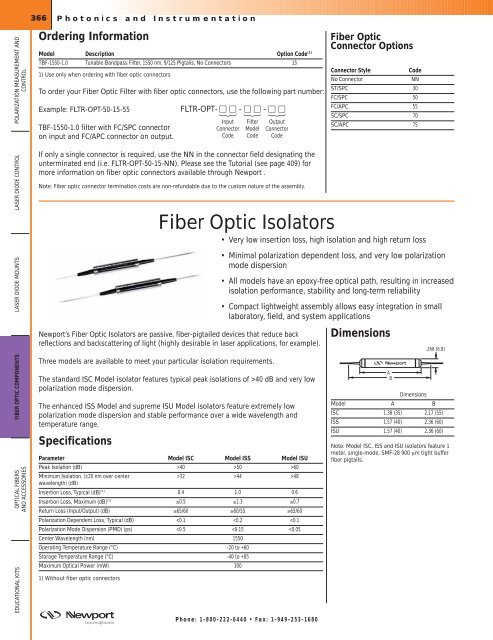 Tunable Bandpass Fiber Optic Filter