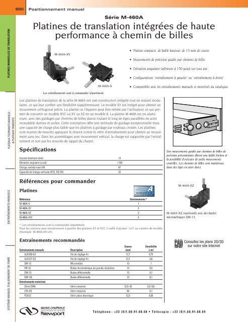 1-Manual Linear Stages_FR.qxp