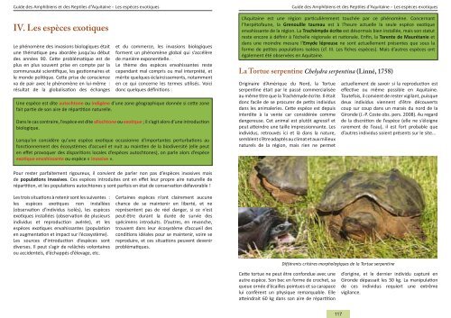 Guide des Amphibiens et Reptiles d'Aquitaine - Conseil Régional d ...