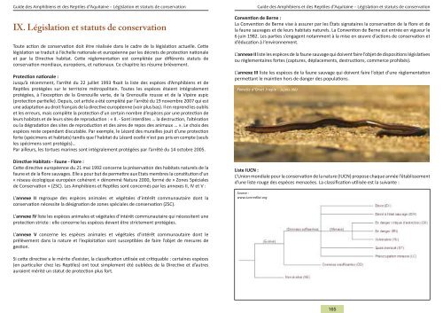 Guide des Amphibiens et Reptiles d'Aquitaine - Conseil Régional d ...