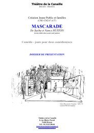 Dossier PDF (8.1Mo) : Mascarade - L'Eclat