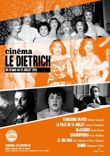 le programme en pdf - Cinema Le Dietrich