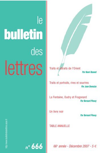 Intérieur 666: Intérieur (4.0) - Le Bulletin des Lettres