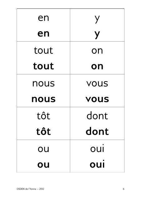 Réinvestir les mots outils - CP - Jeu de la coccinelle
