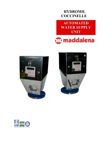 hydromil coccinelle automated water supply unit - Maddalena