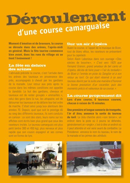 de la course camarguaise - Montpellier Agglomération