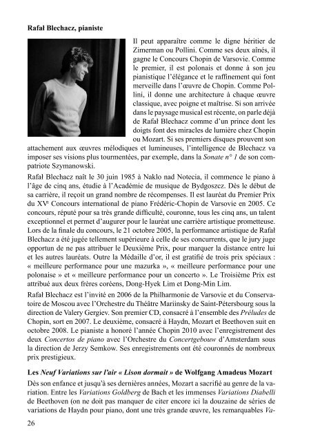 Libretto de la saison 2011-2012 - Société des Concerts de Fribourg