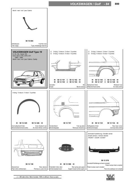 VOLKSWAGEN / Käfer,Coccinelle,Beetle - Autopiter.ru