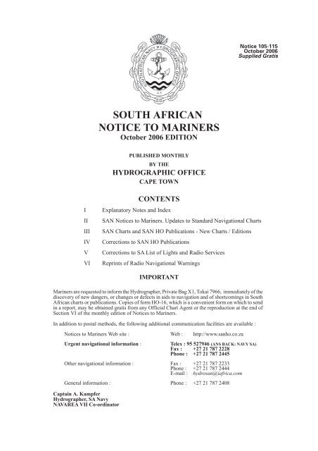 Local Notice To Mariners Chart Corrections