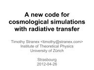 A new code for cosmological simulations with radiative transfer