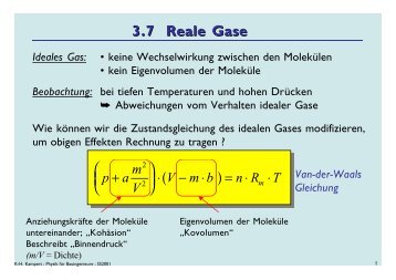 3.7 Reale Gase Ideales Gas