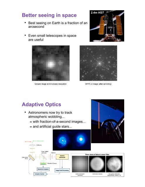 Light, Optics and Telescopes Trip to Lick Observatory