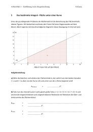 5 Das bestimmte Integral - Fläche unter einer Kurve - atfd