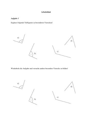 Arbeitsblatt Aufgabe 1 Ergänze folgende Teilfiguren zu ... - atfd