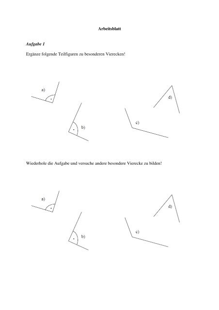 Arbeitsblatt Aufgabe 1 Ergänze folgende Teilfiguren zu ... - atfd