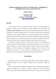 Temps Ramifié - Savoirs Textes Langage - Lille 3