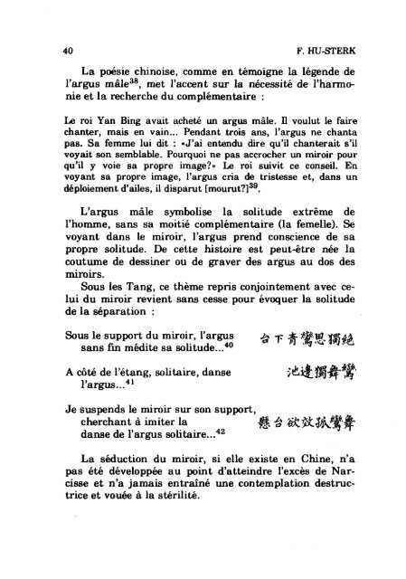 MIROIR ET CONNAISSANCE DANS LA POÉSIE DES TANG ... - AFEC