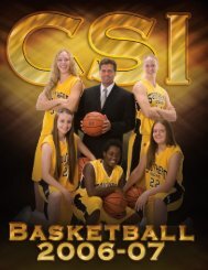 2006-07 WBB Media Guide - College of Southern Idaho Athletics