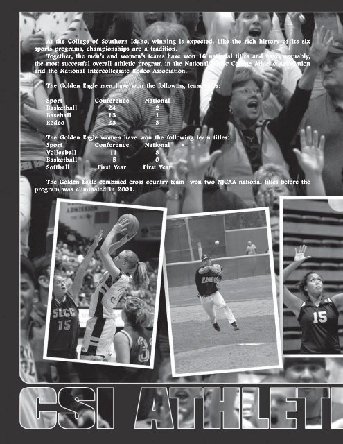 2006-07 WBB Media Guide - College of Southern Idaho Athletics