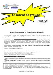 Le travail de groupe - OCCE