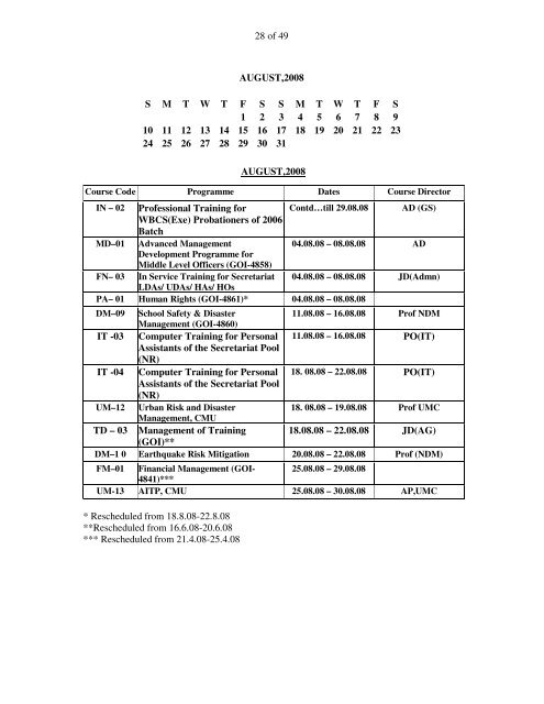 CONTENTS - Administrative Training Institute