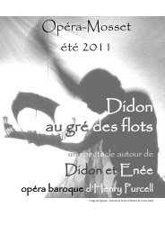 Didon au gré des flots - Opéra Mosset