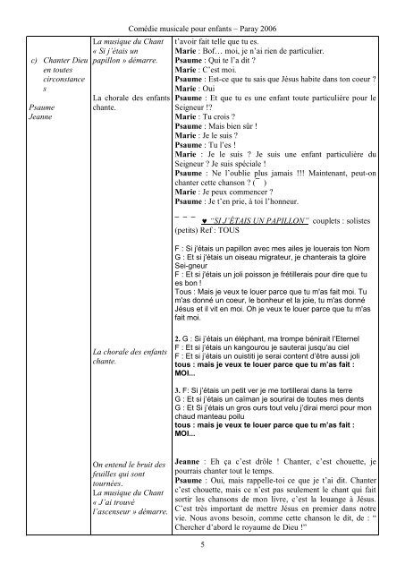 A La Louange Vient Du C