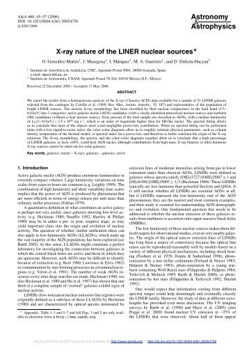 X-ray nature of the LINER nuclear sources