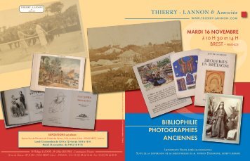 Télécharger le catalogue - Thierry, Lannon et associés