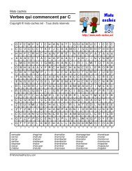 Word Search Factory Mots Caches