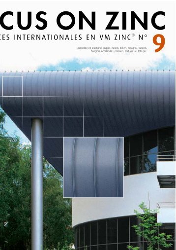 RÉFÉRENCES INTERNATIONALES EN VM ZINC® N°