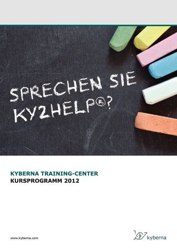 kyberna Training-Center: Kursprogramm 2012