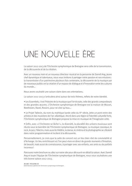 DOSSIER DE PRESSE - Orchestre de Bretagne