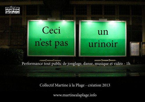 Télécharger Le Dossier De Présentation Collectif Martine à