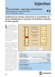 Comblement de carrières souterraines et ... - Soletanche Bachy