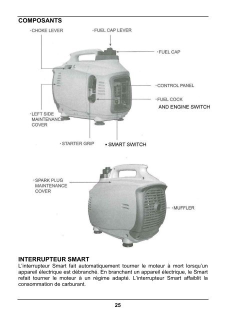 GENERATOR LB 800-I GENERATEUR LB 800-I - VRB Friesland BV