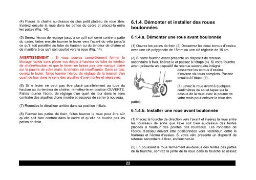 Use and maintenance booklet of your Ridley bicycle