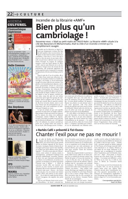 Mise en page 1 - Algérie news quotidien national d'information