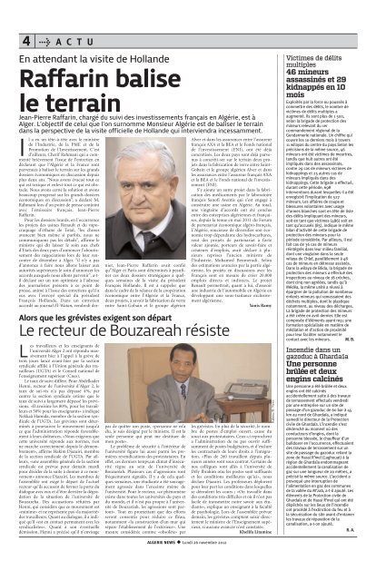 Mise en page 1 - Algérie news quotidien national d'information