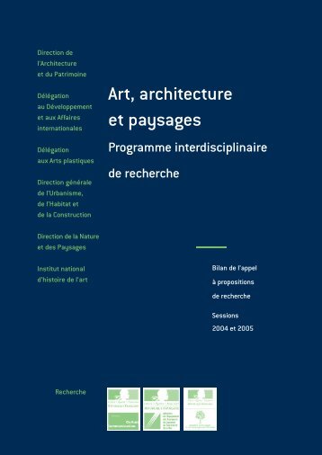 Art, architecture et paysages - Ministère de la culture et de la ...