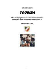 TOUBIBA - Miages-Djebels