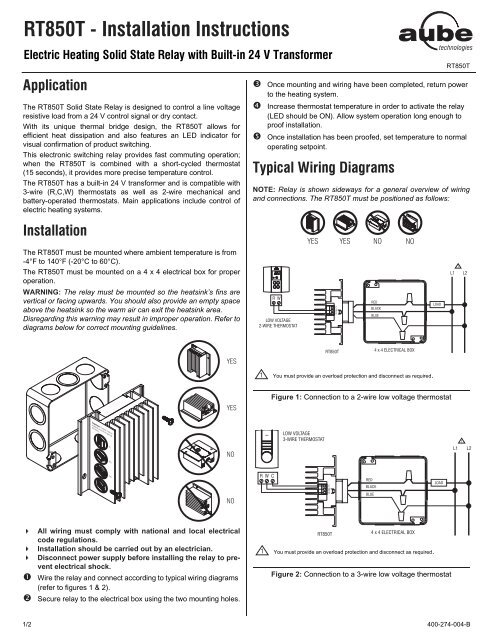 Installation guide - Ouellet Canada