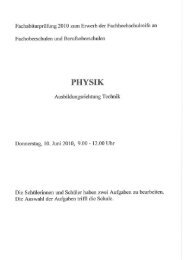 Physik - Ausbildung-Elektrotechnik