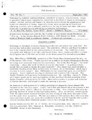 1965 #3 - Austin Genealogical Society