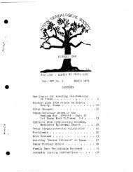 1984 #1 - Austin Genealogical Society