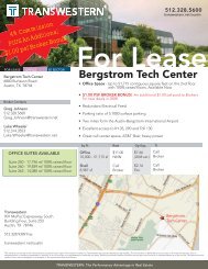 Bergstrom Tech Center - Austin - Transwestern